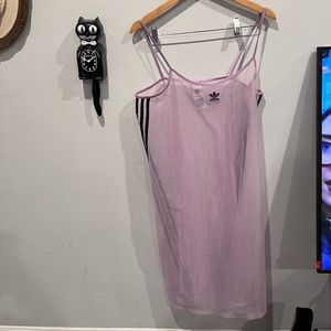 ADIDAS ORIGINALS- Lavender Mesh Dress
